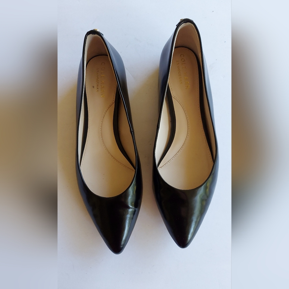 Cole Haan women's leather pointed-toe ballet flats, Brenna Skimmer, size 6 B - Picture 1 of 8